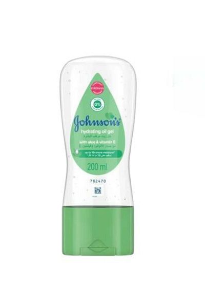 Johnson Children's Moisturizing Gel Oil with Aloe Vera and Vitamin E by Johnson, 200ml