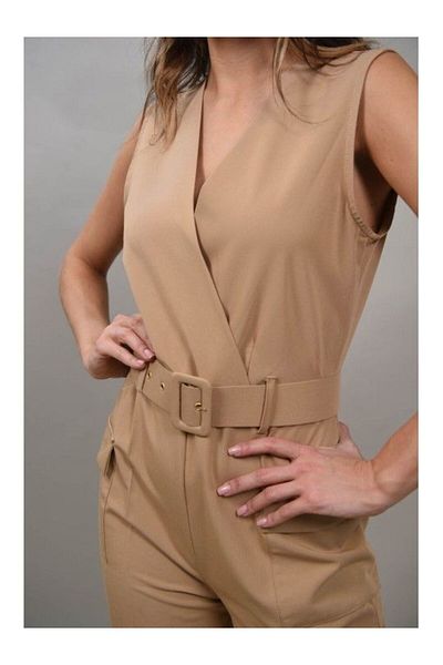 aNYcase Bellino Long Jumpsuit L Beige