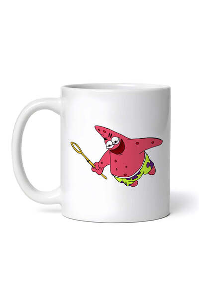 OEM Εξατομικευμένη Λευκή Κούπα, Wild Patrick Star Meme, Inovatix®. 330ml