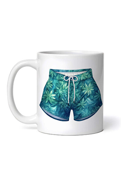 OEM Cană albă personalizată, pantaloni scurți de baie pentru bărbați, Inovatix®. 330 ml