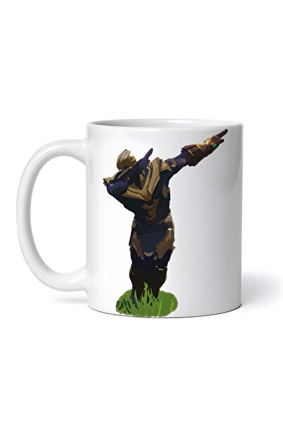 OEM Cană albă personalizată, Thanos Fortnite, INOVATIX®. 330 ml