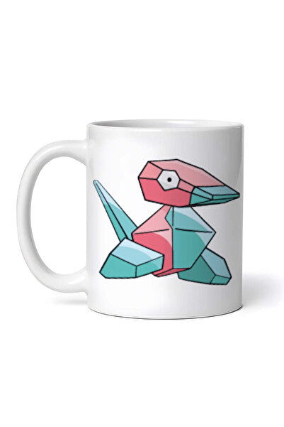 OEM Cană albă personalizată, Pokemon Porygon, INOVATIX®. 330 ml