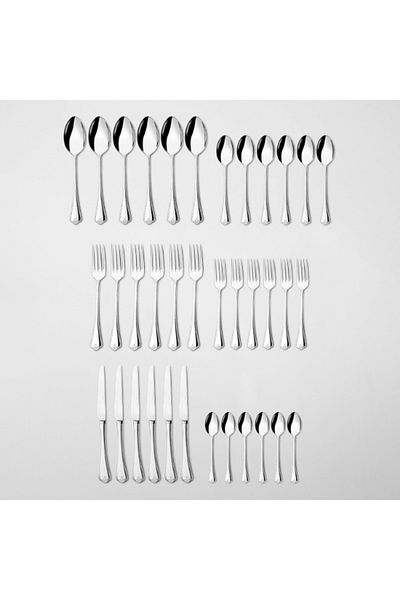 Nehir Luxury Cutlery Set. (SPOONS - FORKS - KNIVES). Consists Of 36 Pieces.