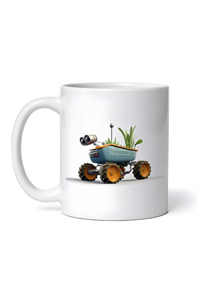 OEM Cană albă personalizată, Roabă cu motor, INOVATIX®. 330ml