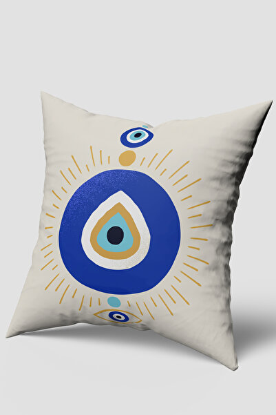 EsnafAli Κάλυμμα μαξιλαριού με μοτίβο Bohemian Evil Eye Bead
