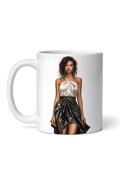 OEM Εξατομικευμένη λευκή κούπα, Amora Dress, INOVATIX®. 330ml