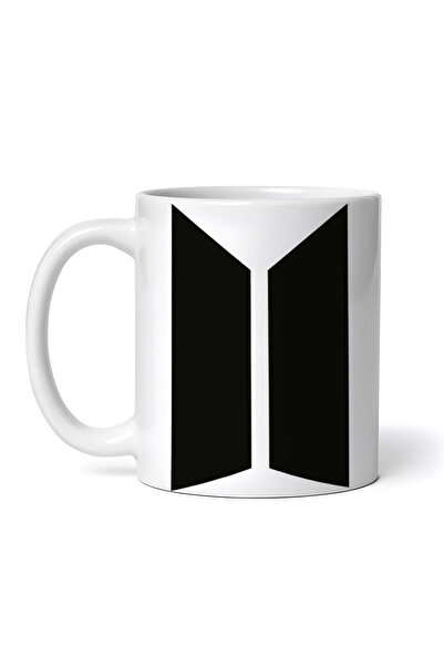 OEM Εξατομικευμένη Λευκή Κούπα, Σύμβολο Bts, Inovatix®. 330ml