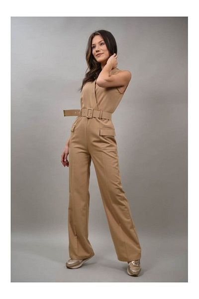 aNYcase Bellino Long Jumpsuit L Beige