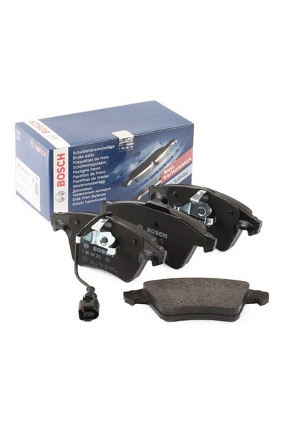 Bosch Diskli fren balatası seti; ön VW Transporter T5 2.5 TDI 4Motion 6/2006 - 11/2009 96 kW 7J