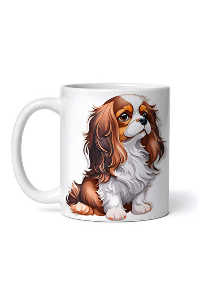 OEM Εξατομικευμένη Λευκή Κούπα, Sad Spaniel, Inovatix®. 330ml