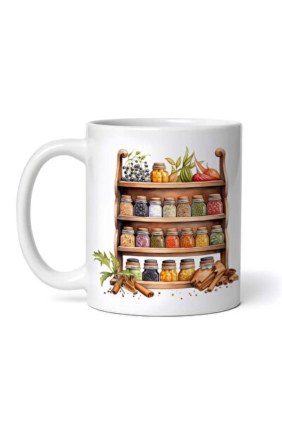 OEM Cană albă personalizată, Karen's Spice Rack, INOVATIX®. 330ml