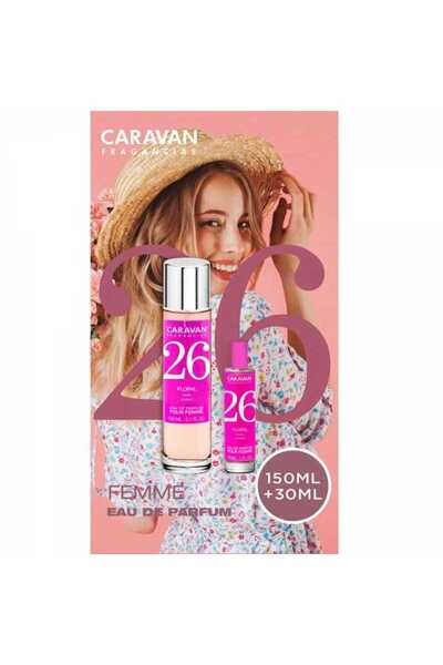 Caravan Fragancias Combo Caravan Fragancias No. 26, 150 ml + 30 ml, Floral, F...