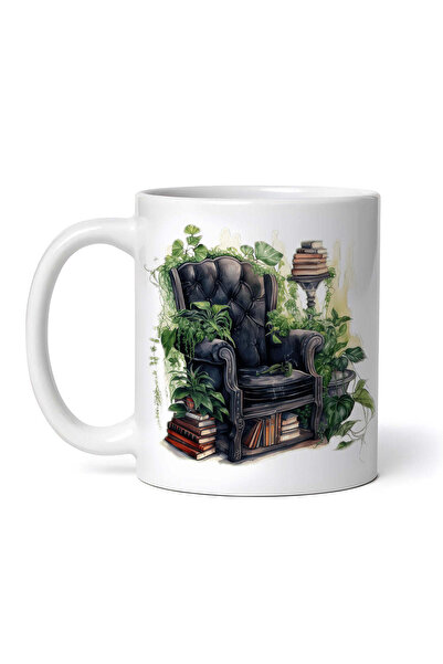 OEM Εξατομικευμένη Λευκή Κούπα, Adonia Reading Space, Inovatix®. 330ml