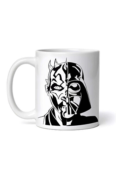 OEM Cană albă personalizată, Star Wars Darth Maul cu două fețe, Inovatix®. 33...