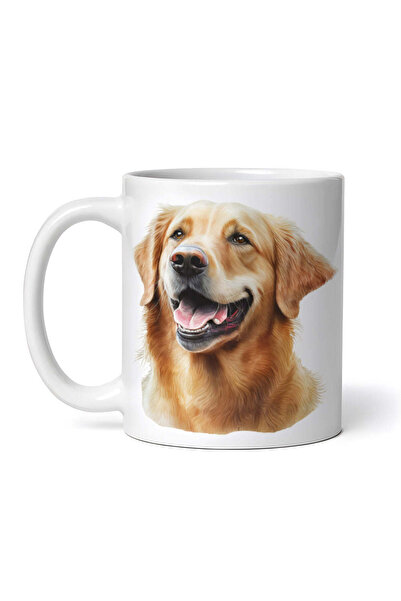 OEM Cană albă personalizată, rasa Golden Retriever, INOVATIX®. 330ml