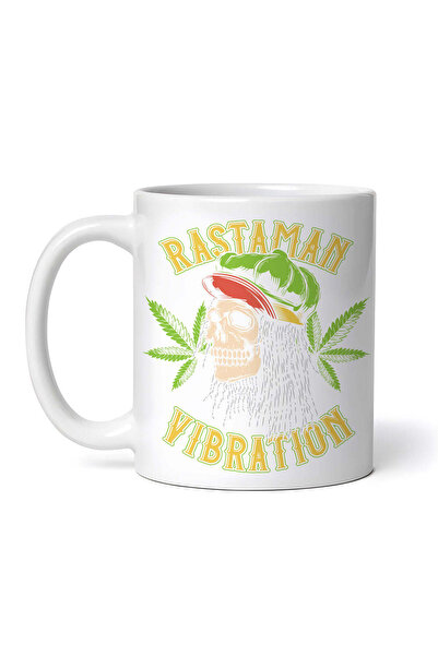 OEM Cană albă personalizată, Rastaman Vibration, INOVATIX®. 330 ml