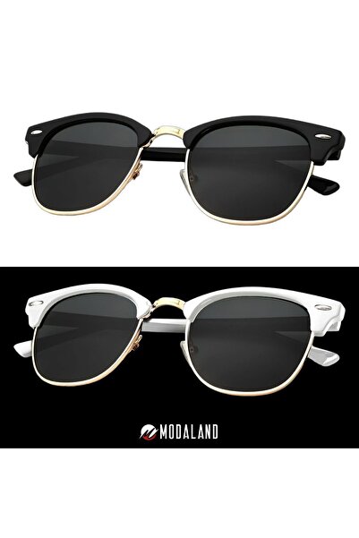 ModaLand Unisex 2 Li Güneş Gözlüğü Clubmaster