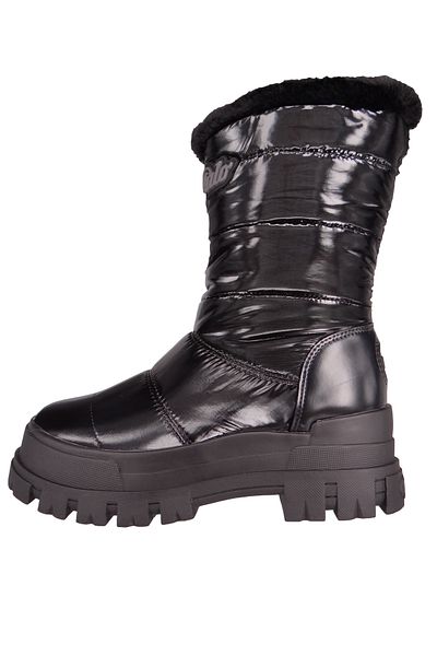 Buffalo Damen Stiefel Stiefel Aspha Snow Vegan 1622330 Schwarz Black Textil/synthetik