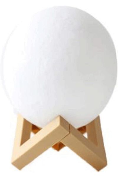 rexa 3D Printed Moon Night Light by 10x10cm