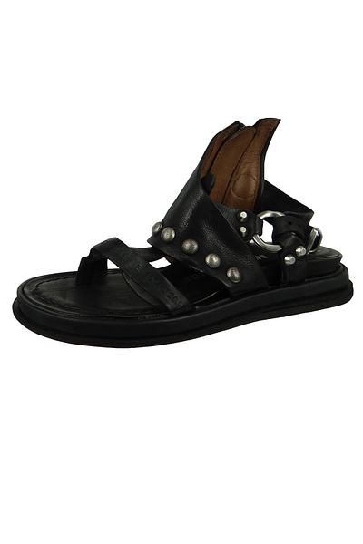 A.S.98 Damen Sandalen Pola-polaflash 699024-0103 Schwarz 6002 Nero Leder