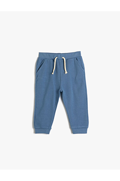 Koton Jogger-Jogginghose, Taillentasche, detaillierte Baumwolle