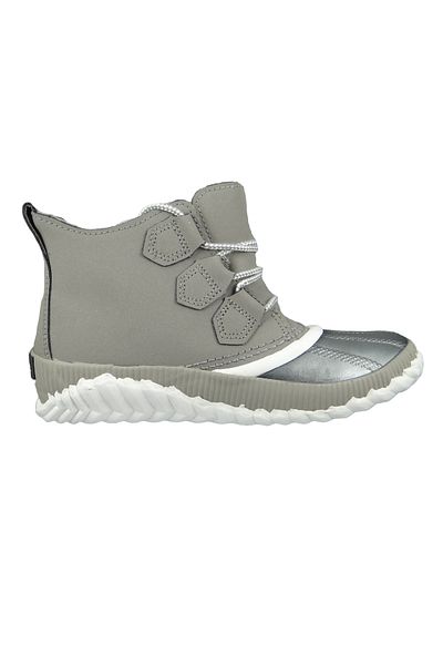 Sorel Out 'n About Plus Nl3148-061 Damen Winter Stiefelette Chrome Grey Grau
