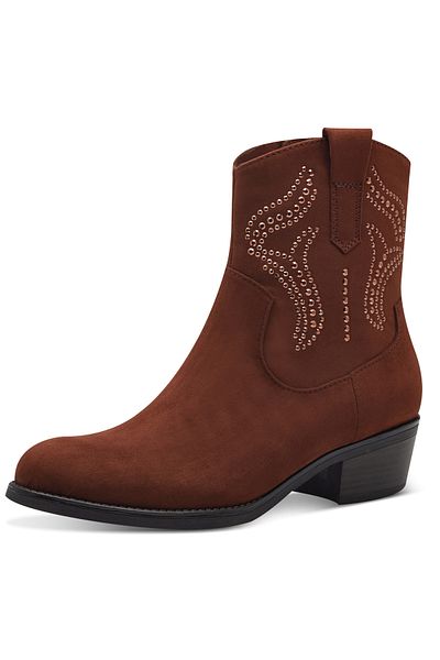 Marco Tozzi Damen Elegante Stiefelette Western 2-25323-43 Braun 376 Nut Textil