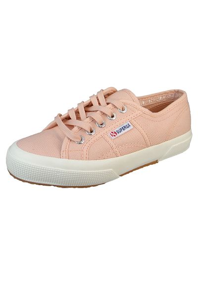 Superga Damen Low Sneaker 2750-cotu Classic Low Top S000010 Rosa Akg Pink Blush F Avorio Leinen