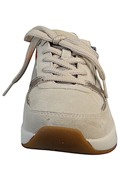 GABOR Damen Low Sneaker Low Top G-weite 66.958 Creme 33 Oasi/puder/orange Leder