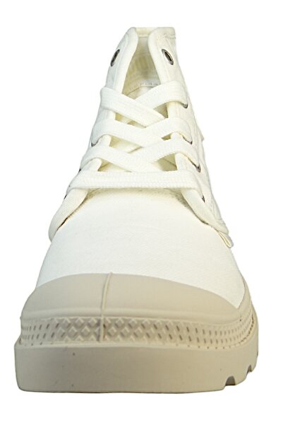 Palladium Damen High Sneaker Pampa Hi Top 92352-100-m Weiß Soft White Baumwolle