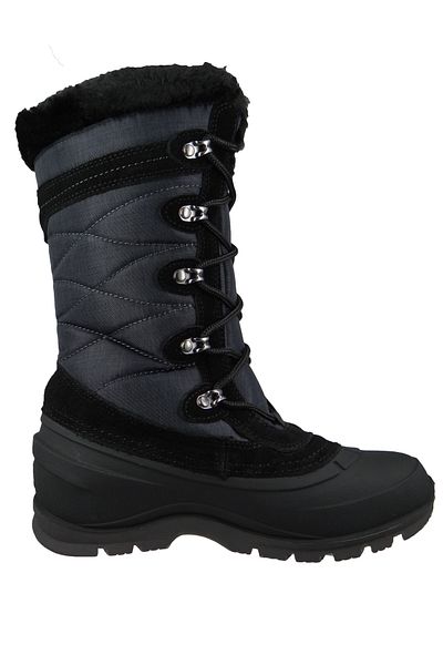 Kamik Damen Winterstiefel Stiefel Winterschuhe Snovalley 4 Nk2283 Schwarz Blk Black Leder/synthetik Mit I