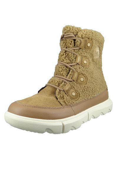Sorel Damen Sportliche Stiefelette Explorer Ii Joan Cozy 1959361 Braun 257 Delta Fawn Leder