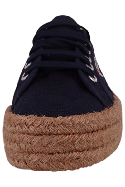 Superga Damen Low Sneaker 2730 Rope Low Top S00cf20 Blau 933 Blue Navy Textil