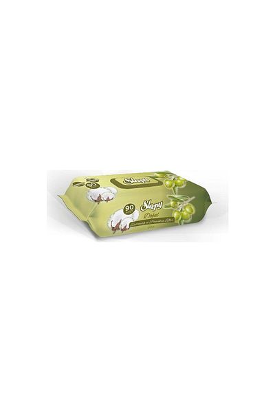 Sleepy Natural Olive Oil Wet Towel Wipes 90 Sheets