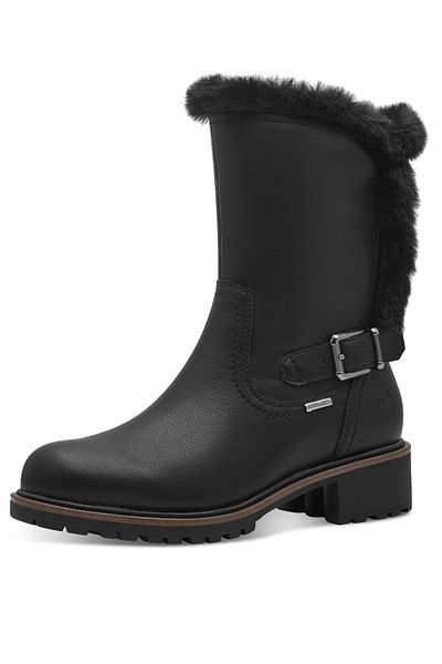 Tamaris Damen Stiefel Stiefel Winterschuhe 1-26484-43 Schwarz 001 Black Kunstleder Mit Touch-it