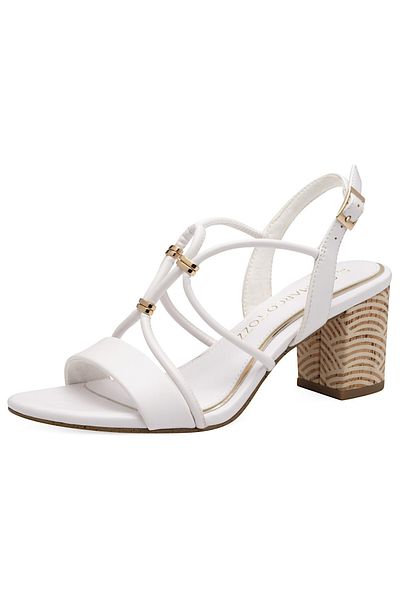 Marco Tozzi Damen Sandalen 2-28311-44 Weiß 100 White Kunstleder
