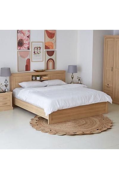 rexa Hilton King Duvet Cover Polyester White