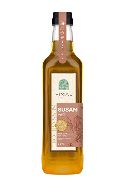 VIMAL Susam Yağı 1 Litre ( %100 Doğal, Saf Ve Soğuk Sıkım )