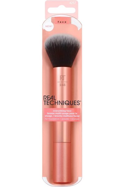 Real Techniques Everything Face Makeup Brush, Flawless Finish, Streak Free Makeup Application