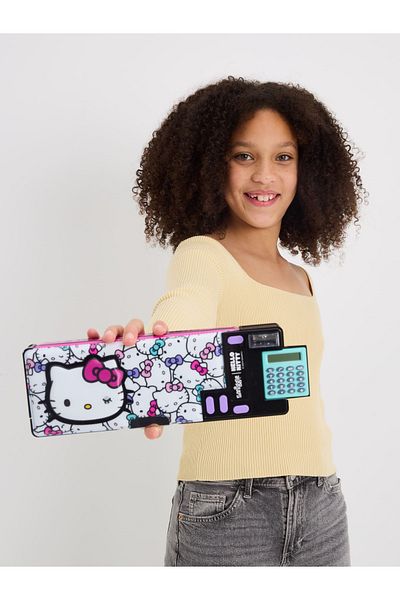 SMIGGLE - Hello Kitty Automatic Pencil Case with Calculator