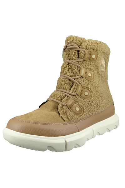 Sorel Damen Sportliche Stiefelette Explorer Ii Joan Cozy 1959361 Braun 257 Delta Fawn Leder