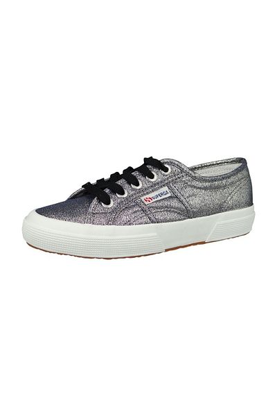Superga Schuhe Sneaker Lamew Classic Metallic Grey Grau 2750
