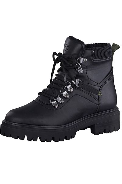 Tamaris Damen Stiefelette 1-26289-29 Schwarz 001 Black Textil/synthetik Mit Touch-it