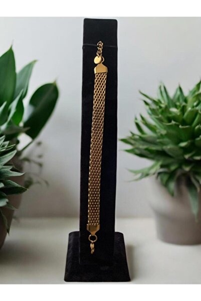 Constanza Exclusive Örgü Model Paslanmaz Çelik Bileklik 068