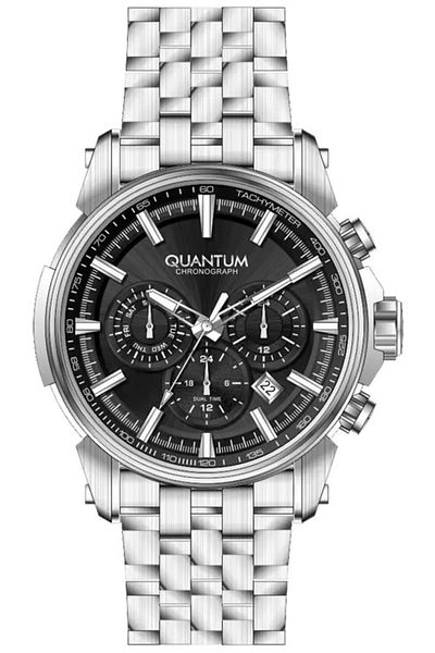 Quantum Pwg1176.350 Sapphire Glass Steel Men's Wristwatch