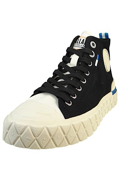 Palladium Damen High Sneaker Palla Ace Chukka Org 79142-008-m Schwarz Black Leinen