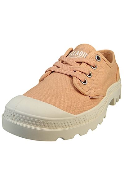 Palladium Damen Low Sneaker Pampa Ox Low Top 92351-664-m Rosa Rose Stone Baumwolle