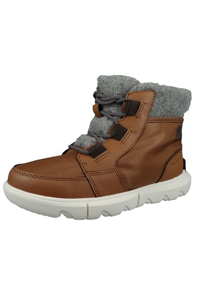 Sorel Damen Sportliche Stiefelette Winterschuhe Explorer Ii Carnival Felt Wp 1959401 Braun 242 Velvet Tan