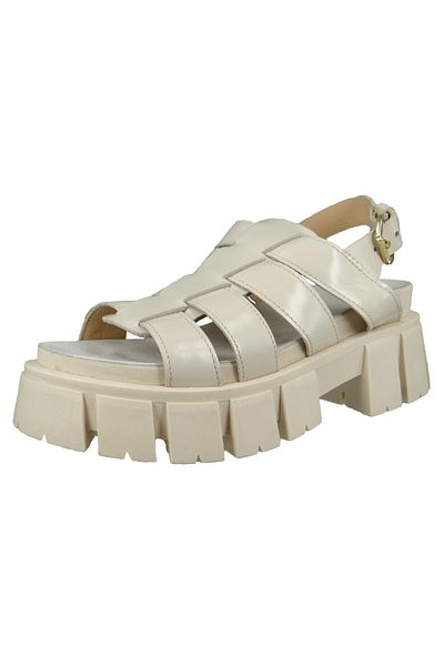 Mjus Damen Sandalen Esagerata P57004-0301 Braun 6082 Cappucino Leder
