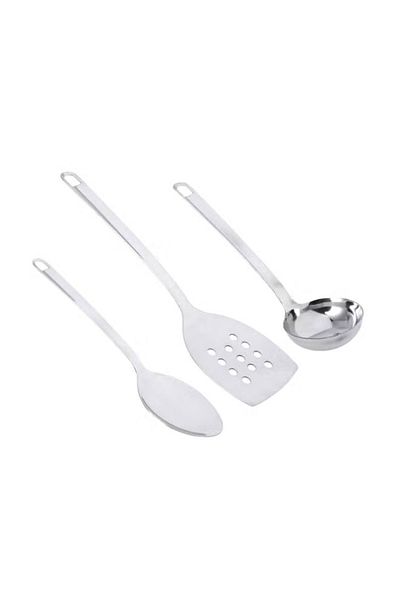 rexa 3-piece Spatula And Turner Set Silver 18cm